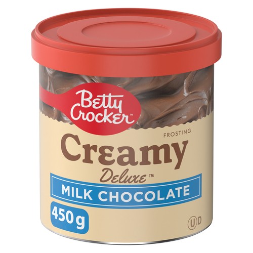 Betty Crocker Gluten-Free Creamy Deluxe Frosting Milk Chocolate 450 g