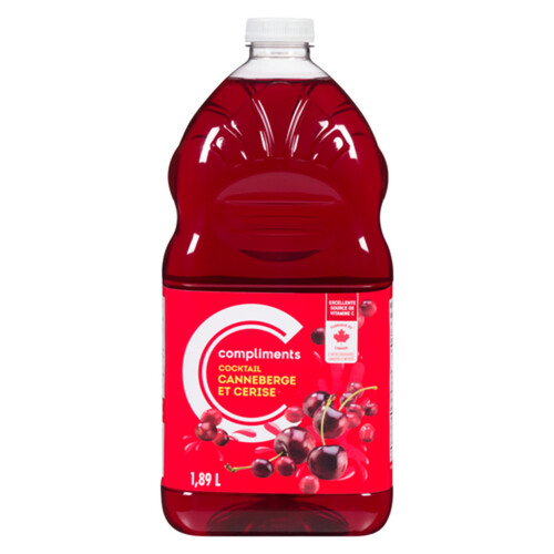 Compliments Cocktail Cranberry Cherry 1.89 L (bottle)