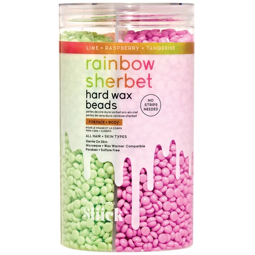 Sliick Salon Perfect Hard Wax Beads Rainbow Sherbet 1 Count