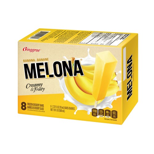 Binggrae Ice Cream Bars Melona Banana 560 ml