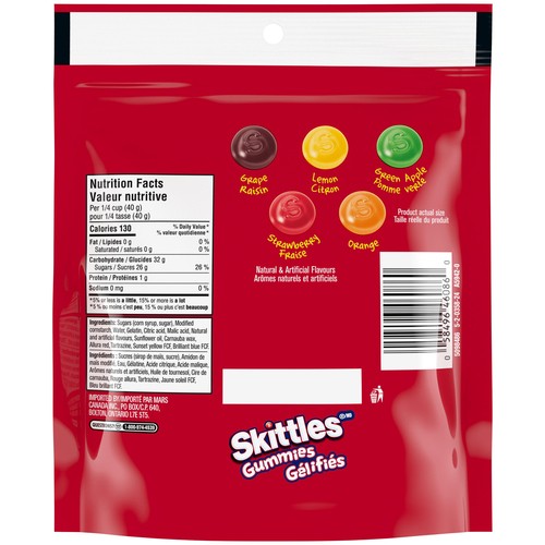 Skittles Gummy Candy Original 280 g