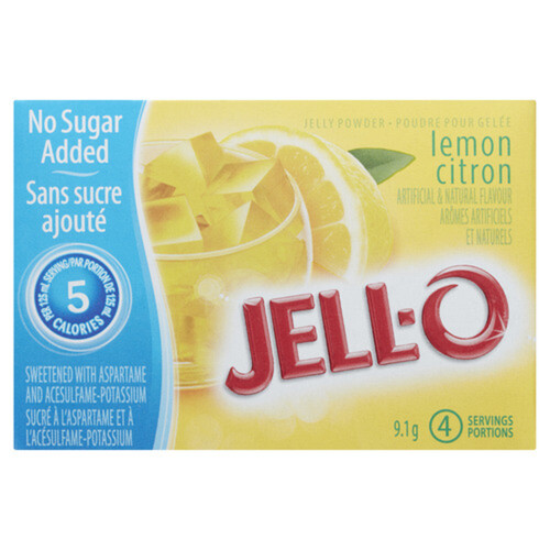 Jell-O Light Jelly Powder Gelatin Mix Lemon 9.1 g