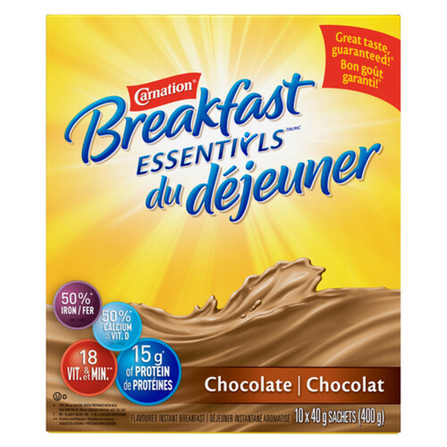 Carnation Breakfast Essentials Chocolate 10 x 40 g