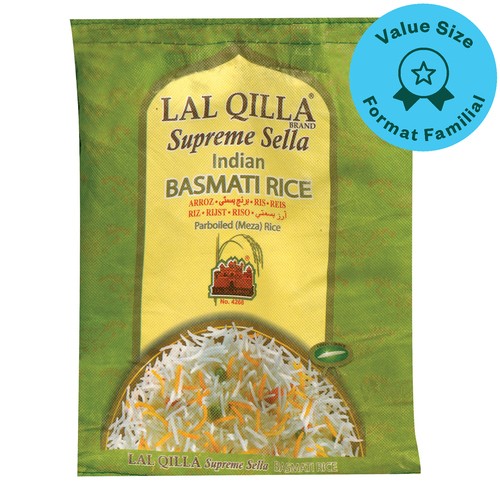 Lal Qilla Supreme Sella Rice Value Size 4.54 kg