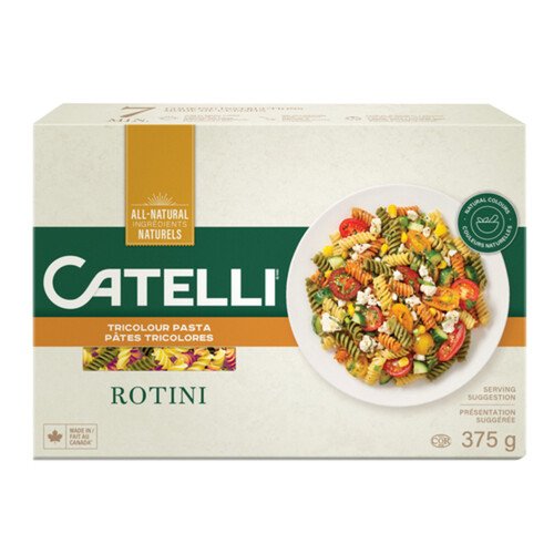 Catelli Pasta Tricolour Rotini 375 g