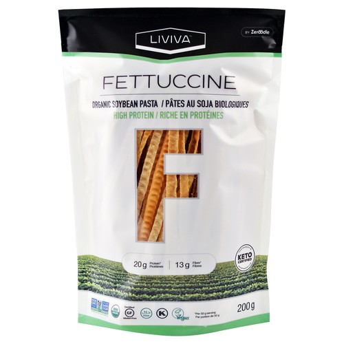 Liviva Organic Fettuccine Pasta Soy Bean 200 g
