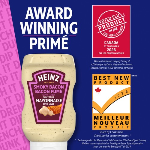 Heinz Mayonnaise Style Sauce Smoky Bacon 340 ml