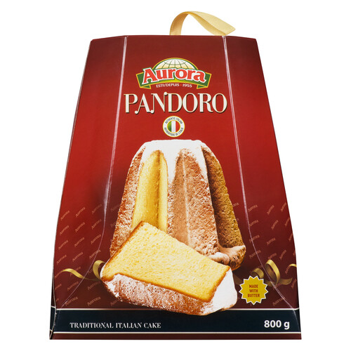 Aurora Pandoro Classic Traditional Italian Cake 800 g