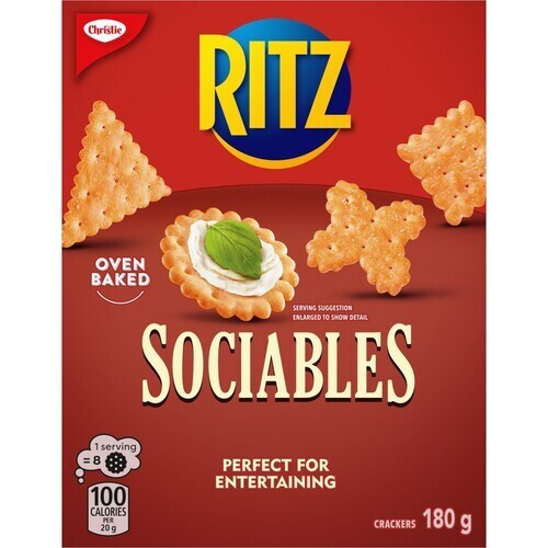 Ritz Sociables Crackers 180 g