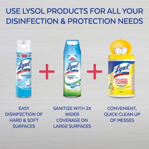 Lysol Disinfectant Spray Green Apple 350 g Voilà Online Groceries