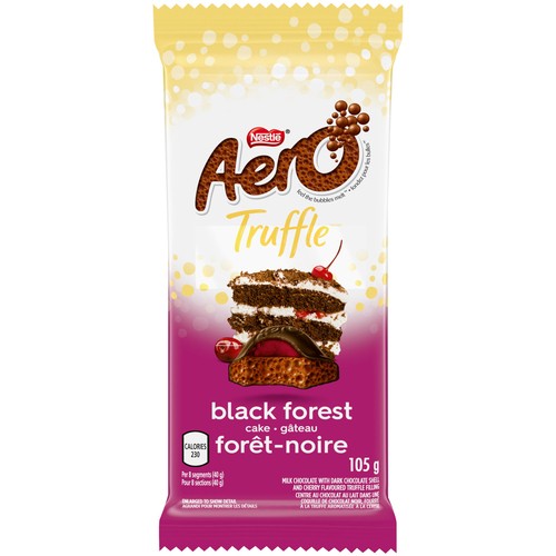 Nestlé Aero Chocolate Truffle Bar Black Forest 105 g