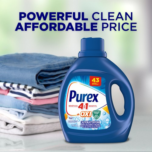Purex 4 in 1 + Oxi Concentrated Detergent 1.75 L