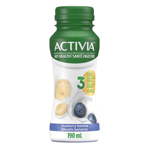 Activia Probiotic Smoothie Blueberry Banana 190 ml