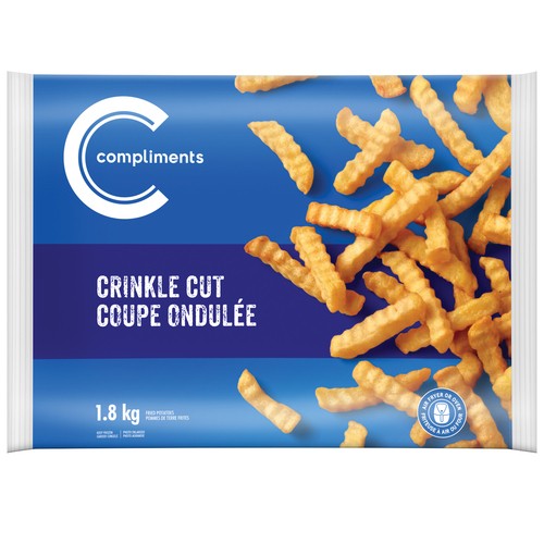 Compliments Frozen Fried Potatoes Crinkle Cut 1.8 kg