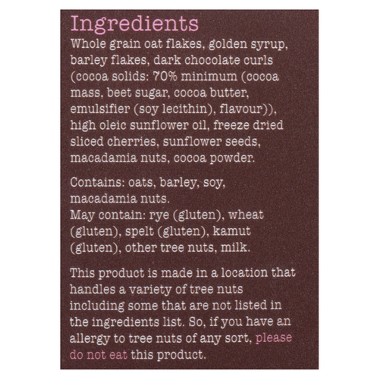 Dorset Cereals Dark Chocolate Cherry 325 g - Voilà Online Groceries ...