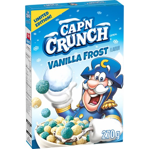 Cap'n Crunch Cereal Vanilla Frost Flavour 270 g