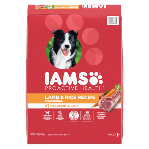 Iams Proactive Health Adult Dry Dog Food Lamb & Rice 6.80 kg