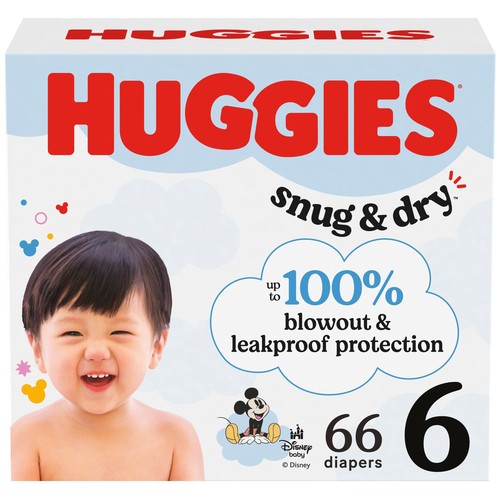 Huggies Snug & Dry Size 6 66 Count