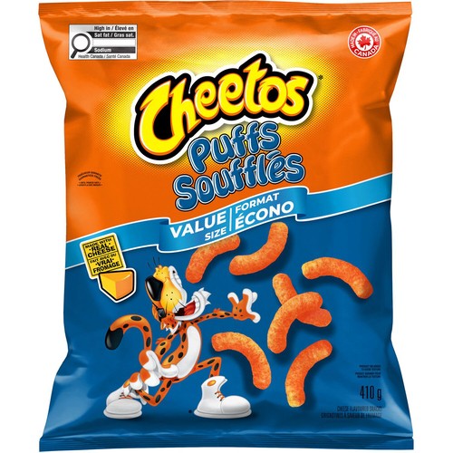 Cheetos Puffs Snacks Cheese Flavoured Value Size 410 g