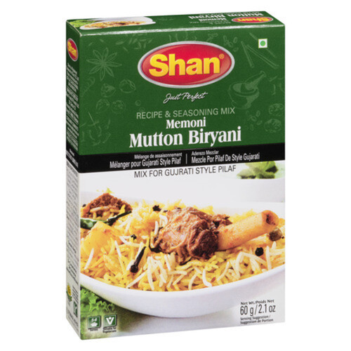 Shan Seasoning Mix Memoni Mutton Biryani 60 g