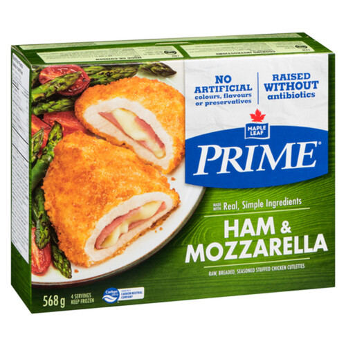 Prime Chicken Stuffed with Ham & Mozzarella Raised Without Antibiotics 568 g