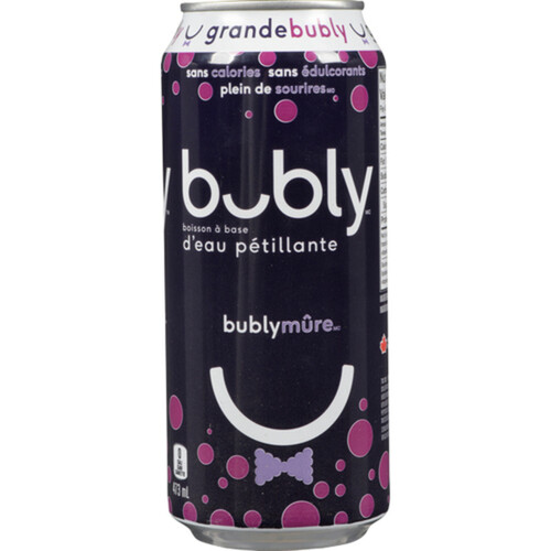 Bubly Sparkling Water Blackberry 473 ml (can)