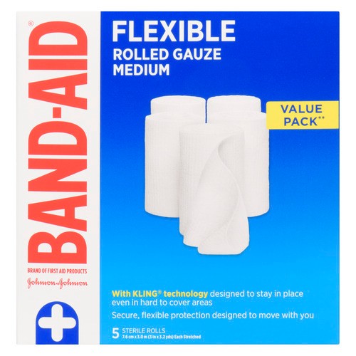 Johnson & Johnson Rolled Gauze 5 EA