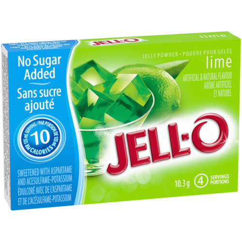 Jell-O Jelly Powder Mix Light Lime 4 x 10 g