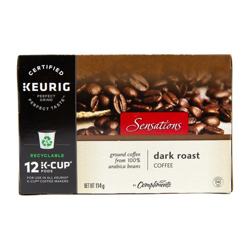 Sensations Coffee Pods Dark Roast 12 K-Cups 114 g