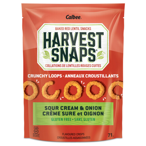 Harvest Snaps Gluten-Free Flavoured Crisps Sour Cream & Onion 71 g