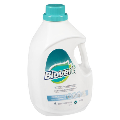 Biovert Liquid Laundry Detergent Fragrance Free Value Size 4.43 L Voilà Online Groceries & Offers