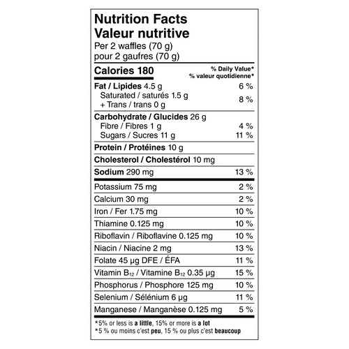 Kellogg's Eggo Frozen Waffles Buttermilk Vanilla 280 g