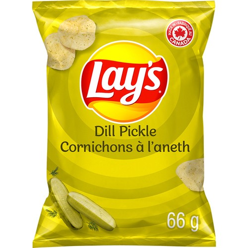 Lay's Potato Chips Dill Pickle Flavoured (small bag) 66 g