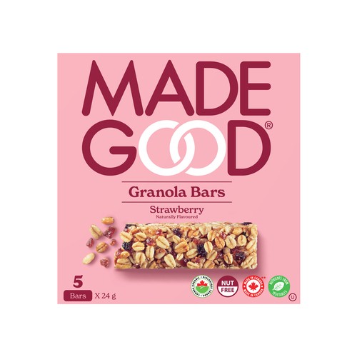 Made Good Nut-Free Granola Bar Strawberry 5 x 24 g