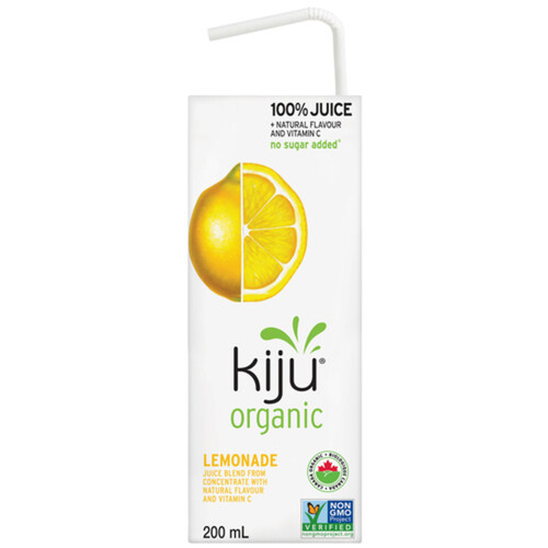 Kiju Organic Fruit Juice Lemonade 4 x 200 ml