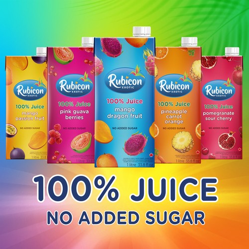 Rubicon Exotic 100% Juice Pink Guava Berries 1 L