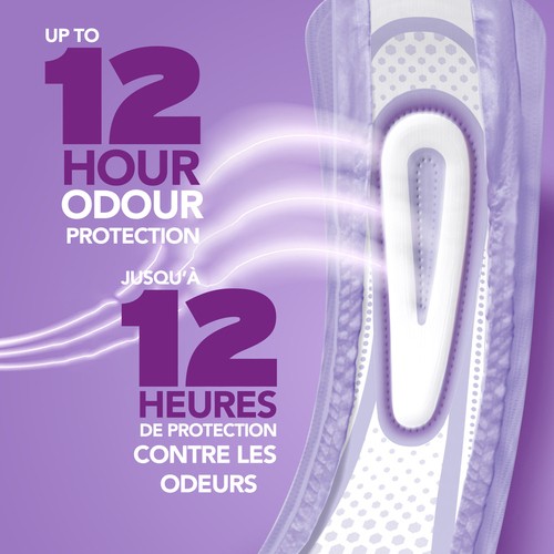 Poise Ultra Thin Incontinence Pads Moderate Absorbency Long 48 Count