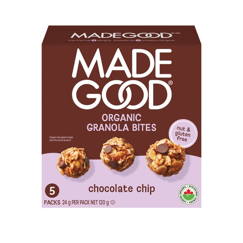 MadeGood Organic Minis Granola Chocolate Chip 5 x 24 g