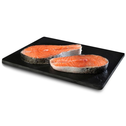 Farmed Atlantic Salmon Steak Cut Single Serving