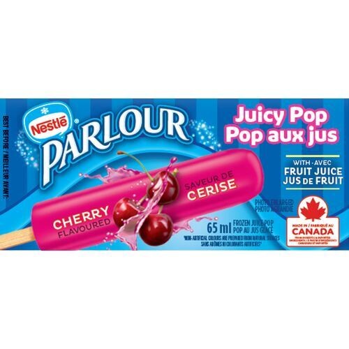 Nestle Parlour Juicy Pop Bars Cherry 65 ml
