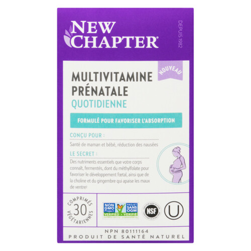 New Chapter Prenatal Vitamin One Daily 30 Tablets