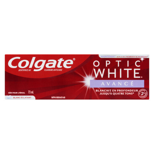 Colgate Toothpaste Optic White Advanced Sparkling White 73 ml