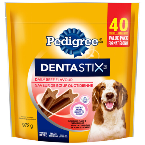 Pedigree Dentastix Oral Care Medium Adult Dog Treats Beef 972 g