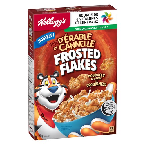 Kellogg's Frosted Flakes Cereal Maple Cinnamon 435 g