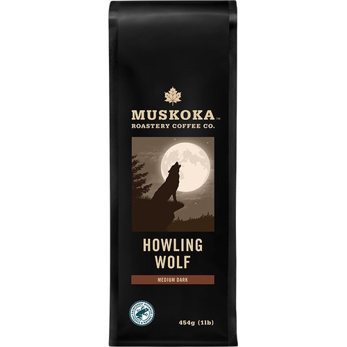 Muskoka Roastery Whole Bean Coffee Howling Wolf 454 g