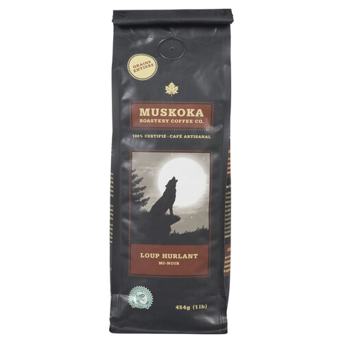 Muskoka Roastery Whole Bean Coffee Howling Wolf 454 g