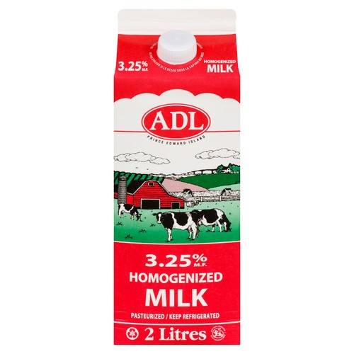 ADL 3.25% Milk Homogenized  2 L