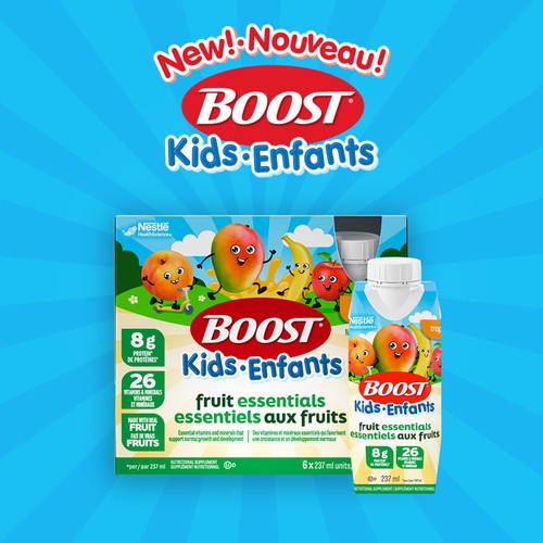 Boost Kids Nutritional Supplement Essentials Fruit Blend Tropical 6 x 237 ml