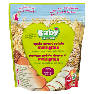 Baby Gourmet Organic Baby Cereal Apple Sweet Potato Multigrain 208 g