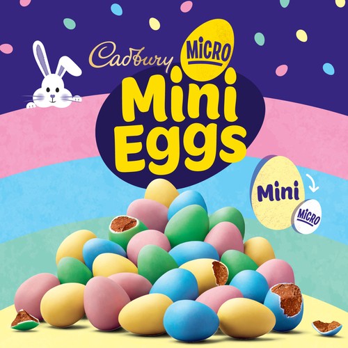 Cadbury Micro Mini Eggs Chocolate Candy 90 g